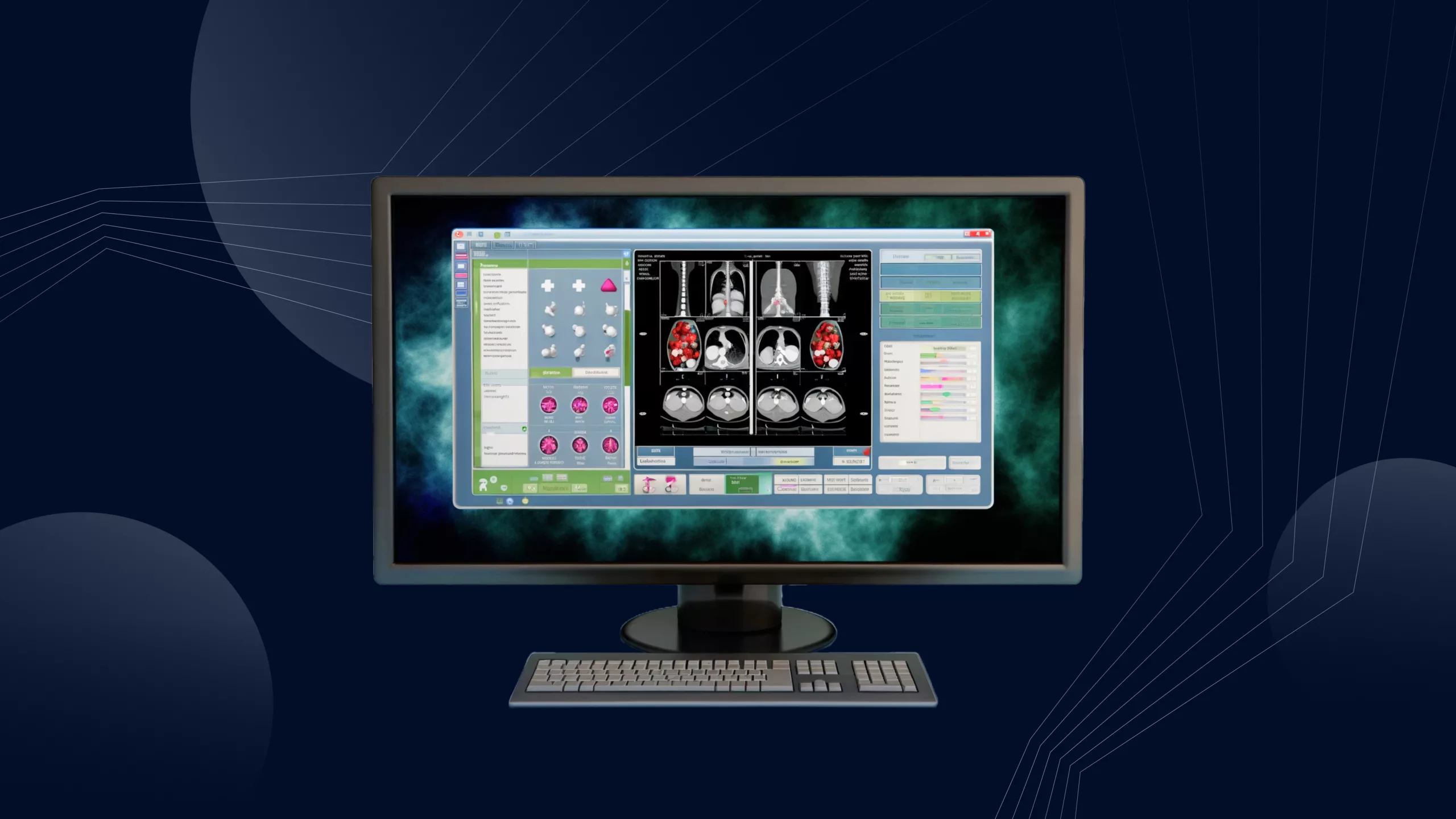Medical imaging and diagnostics software