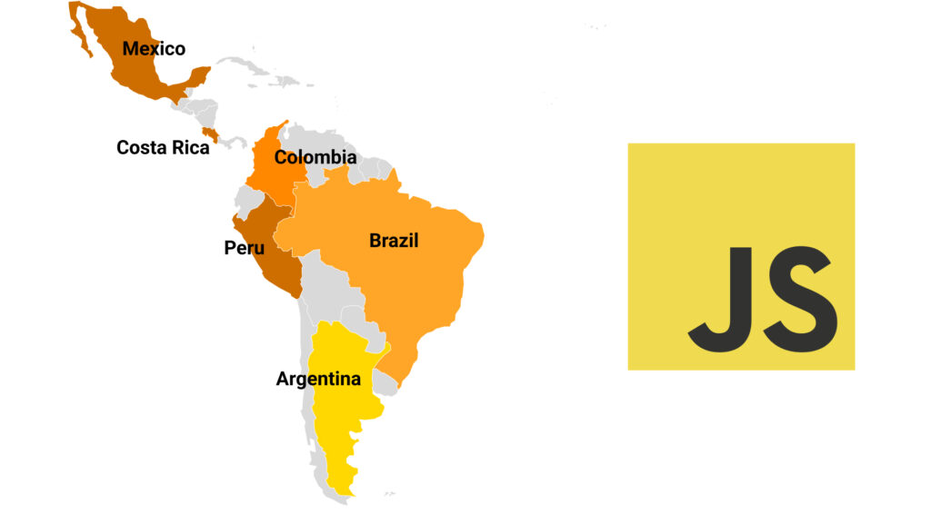 Most Popular Programming Languages in South America
