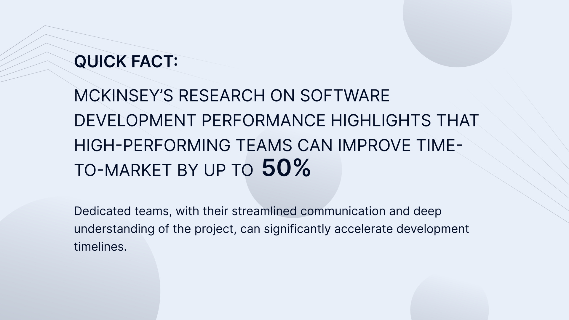 software development performance highlights