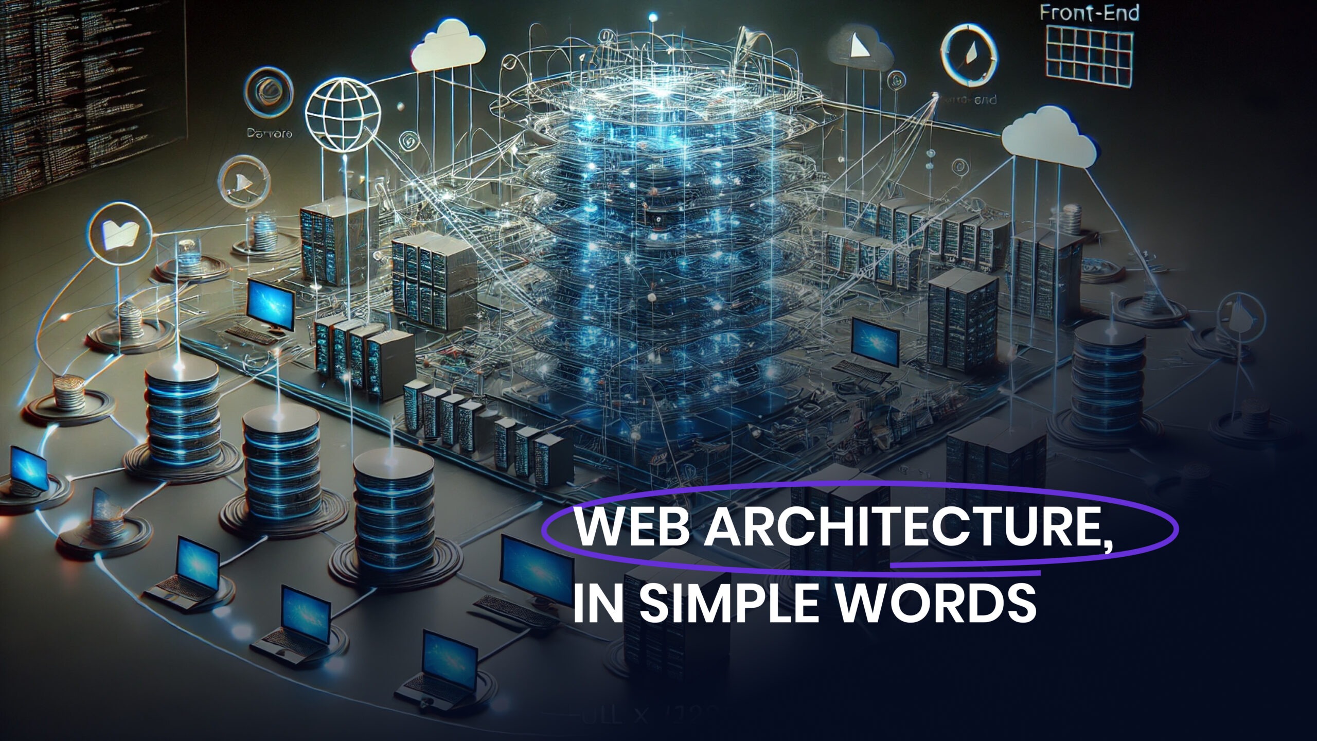 Web architecture, in simple words